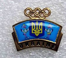 Używany, Rzadka przypinka olimpijska NOC UKRAINE 2000 Generic   na sprzedaż  Wysyłka do Poland