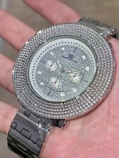 NOVO SUPER TECHNO POR JOE RODEO RELÓGIO MASCULINO DIAMANTE TOM PRATA CAIXA PULSEIRA DE METAL comprar usado  Enviando para Brazil