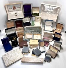 Huge Lot 30 Antique Vintage Jewelry Presentation Empty Box Boxes Display Repair for sale  Shipping to South Africa