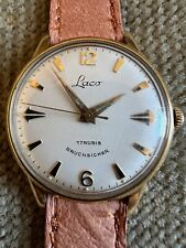 Vintage LACO - Lacher & Co. - Pforzheim - Cal. Durowe 1055 - 33mm Running around 1955 for sale  Shipping to South Africa