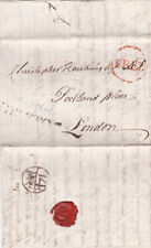 1785 GRÁTIS PMK HELSTONE NOME-CARIMBO + BISHOPMARK NA CARTA A CHRISTOPHER HAWKINS, usado comprar usado  Enviando para Brazil