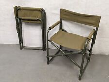 British Army Military - Folding Canvas Recreational Directors Chair - Land Rover for sale  Shipping to South Africa