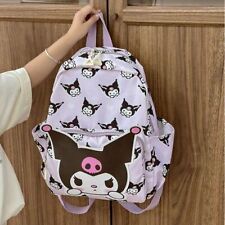 Kuromi Sanrio Hello Kitty Bolsa Escolar Melody Cinnamoroll Mochila Estudantil Presente comprar usado  Enviando para Brazil