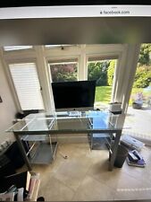 Glass office desks for sale  LONDON