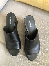 Black slip shoes for sale  TORQUAY