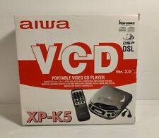 Raro De Colección AIWA XP-K5 Portátil Karaoke Reproductor de CD Video VCD + Caja  segunda mano  Embacar hacia Argentina