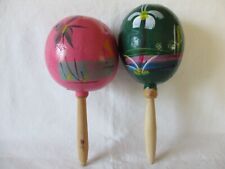 Wooden maracas hand for sale  West Covina