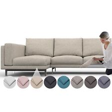 Comfortly Cover for Nockeby Left Corner Sofa Cashmere Blends Spill Proof Fabric, used for sale  Shipping to South Africa