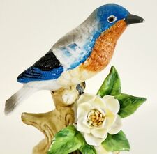 Porcelana Blue Bird pintada à mão cerâmica floral GEI vintage 1997 5,5" HGS2E comprar usado  Enviando para Brazil