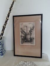 Antique vintage etching for sale  COVENTRY
