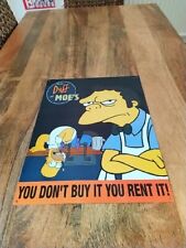 Metal sign simpsons for sale  SPALDING