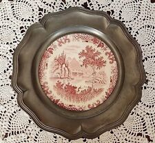 Pewter plate decorative for sale  Athens