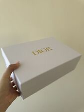 Dior Box White Empty Gift Box With Ribbon 12.5in*9in*4in Pre Owned for sale  Shipping to South Africa