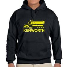 Kenworth Dump Truck Black Hoodie Sweatshirt FREE SHIP for sale  Lebanon