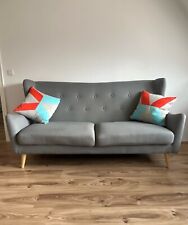 Graue couch zweisitzer gebraucht kaufen  Düsseldorf