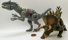 Lote Jurassic World.2015 Bashers/Biters. Lote INDOMINUS REX+STEGOCERATOPS Dinossauro comprar usado  Enviando para Brazil