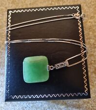 Jade pendant sterling for sale  SWINDON