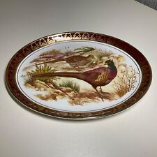 Pheasants oval plate for sale  COULSDON