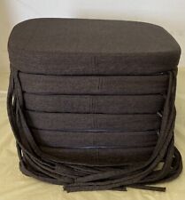 Usado, Cojines de asiento para silla de comedor lavables a máquina" marrón 17""Lx16,5""W (6 piezas) segunda mano  Embacar hacia Argentina