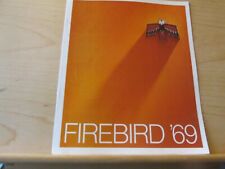 0401x 1969 Pontiac Firebird sales brochure for sale  Shipping to South Africa