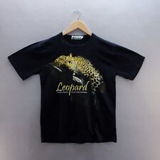 Everything Ethnic T Shirt Large Black Cheetah Short Sleeve Cotton Mens for sale  Shipping to South Africa