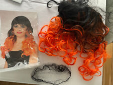 Orange black wig for sale  MANCHESTER