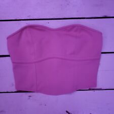 Pink strapless crop for sale  KING'S LYNN