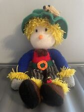 Handmade knitted scarecrow for sale  GLASGOW