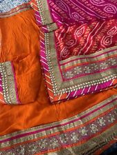 Lehenga choli orange for sale  UK