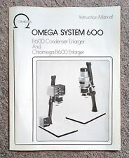 Omega instruction manual for sale  Coldspring