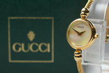 Usado, [Caixa Quase Perfeita] Gucci 2700.2.L Mostrador Pérola Ouro Quartzo Vintage Relógio Feminino Japão comprar usado  Enviando para Brazil