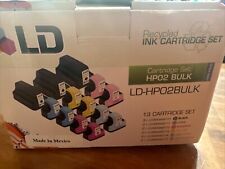 Cartuchos de tinta HP de substituição LD HP02BULK: (conjunto de 13 cartuchos) comprar usado  Enviando para Brazil
