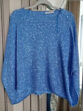 Bright blue sequin for sale  HEREFORD