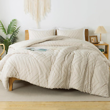Conjunto de edredom Litanika bege queen size com lençóis - 7 peças cama em uma bolsa boho comprar usado  Enviando para Brazil