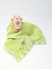 Disney Winnie The Pooh Lovey Baby Security Blanket Plush Green Orange Tigger 15" for sale  Shipping to South Africa