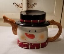 Snowman tea pot for sale  Los Angeles