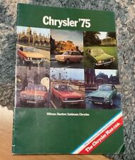 Chrysler range. brochure for sale  PONTYPRIDD