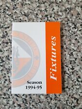 Fixture list...dundee united for sale  GREAT YARMOUTH