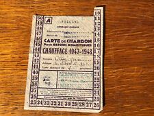 Antique rationing card d'occasion  Expédié en Belgium