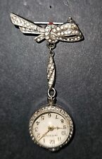 Reloj imperial antiguo para mujer colgante marcado HACER (en guión) segunda mano  Embacar hacia Argentina