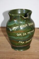 Pichet poterie vernissé d'occasion  Livron-sur-Drôme