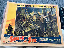 Souls at Sea 1937 Paramount 11x14" tarjeta de lobby Gary Cooper Henry Wilcoxon, usado segunda mano  Embacar hacia Argentina