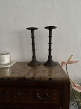 large brass candle holders for sale  LONDON