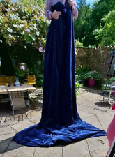 Large blue velvet for sale  DALKEITH