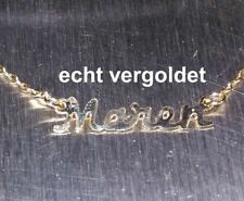 NOBLE NECKLACE MAREN CHAIN REAL GOLD PLATED NAME NECKLACE NAME CHAIN  for sale  Shipping to South Africa