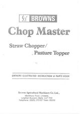 Browns chop master for sale  CALLINGTON