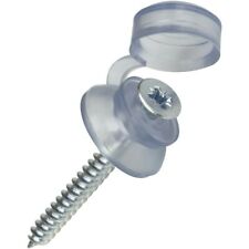 50   2" 50mm CORRUGATED ROOFING FIXING, SCREWS AND CLEAR STRAP CAP WASHERS for sale  Shipping to South Africa