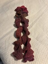 Usado, Preciosa bufanda de ganchillo hecha a mano 68 pulgadas de largo multicolor segunda mano  Embacar hacia Argentina