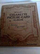 Will's cigarette picture-card album railway equipment   50 cards for sale  LEEDS