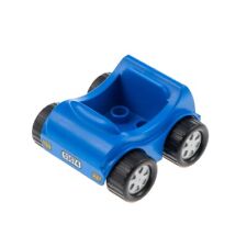 1x Lego Duplo Vehicle Car Go Kart Blue 53574 License Plate Car 31363c01pb01, used for sale  Shipping to South Africa